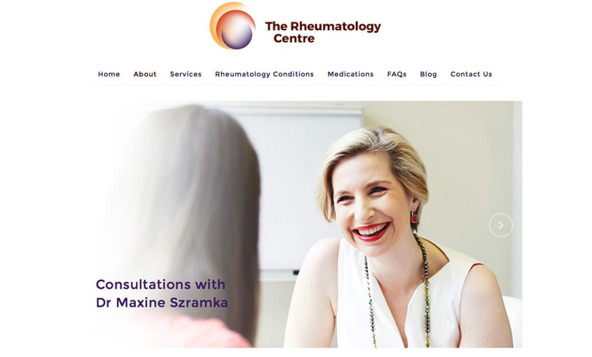 Website Development Lismore for The Rheumatology Centre