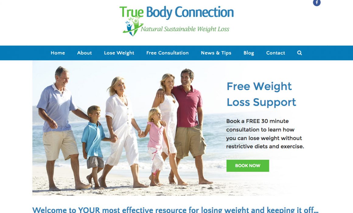 Website Development Lismore for True Body Connection